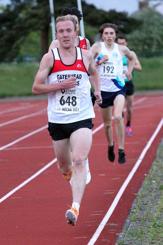 3000 metres, 2021 North East Grand Prix No. 2, Monkton, Wednesday, May 19th. Photo: David T. Hewitson/Sports for All Pics